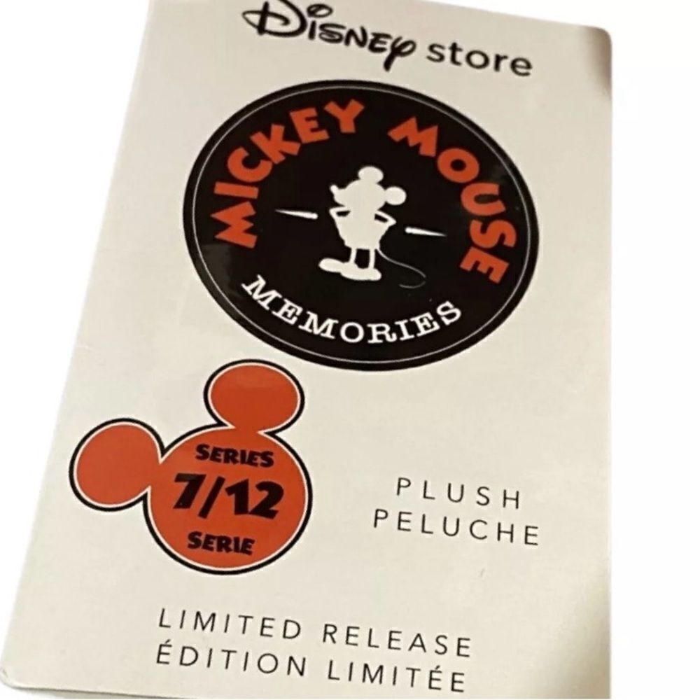 NWT Mickey Mouse Memories Orange Corduroy Soft Toy Series 7 of 12 - Picture 4 of 4